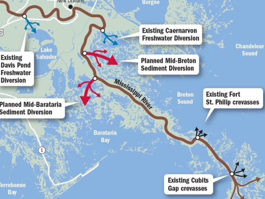 Mississippi River Diversions Led To Land Loss, Not Growth, Study Says Implication Are 'Obvious'