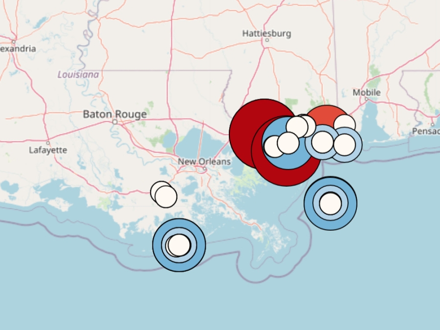 Microplastic Sampling Map